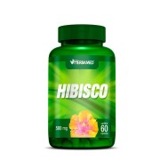 Hibisco - 60 cápsulas, 500mg - Herbamed