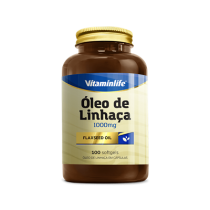 Óleo de Linhaça 1000mg (100 Cápsulas) - Vitaminlife
