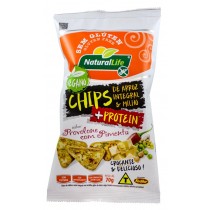 Chips de Arroz Integral e Milho Sabor Provolone Com Pimenta - Sem Glúten - 70g - Natural Life