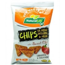 Chips de Arroz Integral e Milho - Sem Glúten - 70g - Natural Life