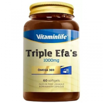 Omega 3,6 e 9 - 60 Cápsulas - Vitaminlife